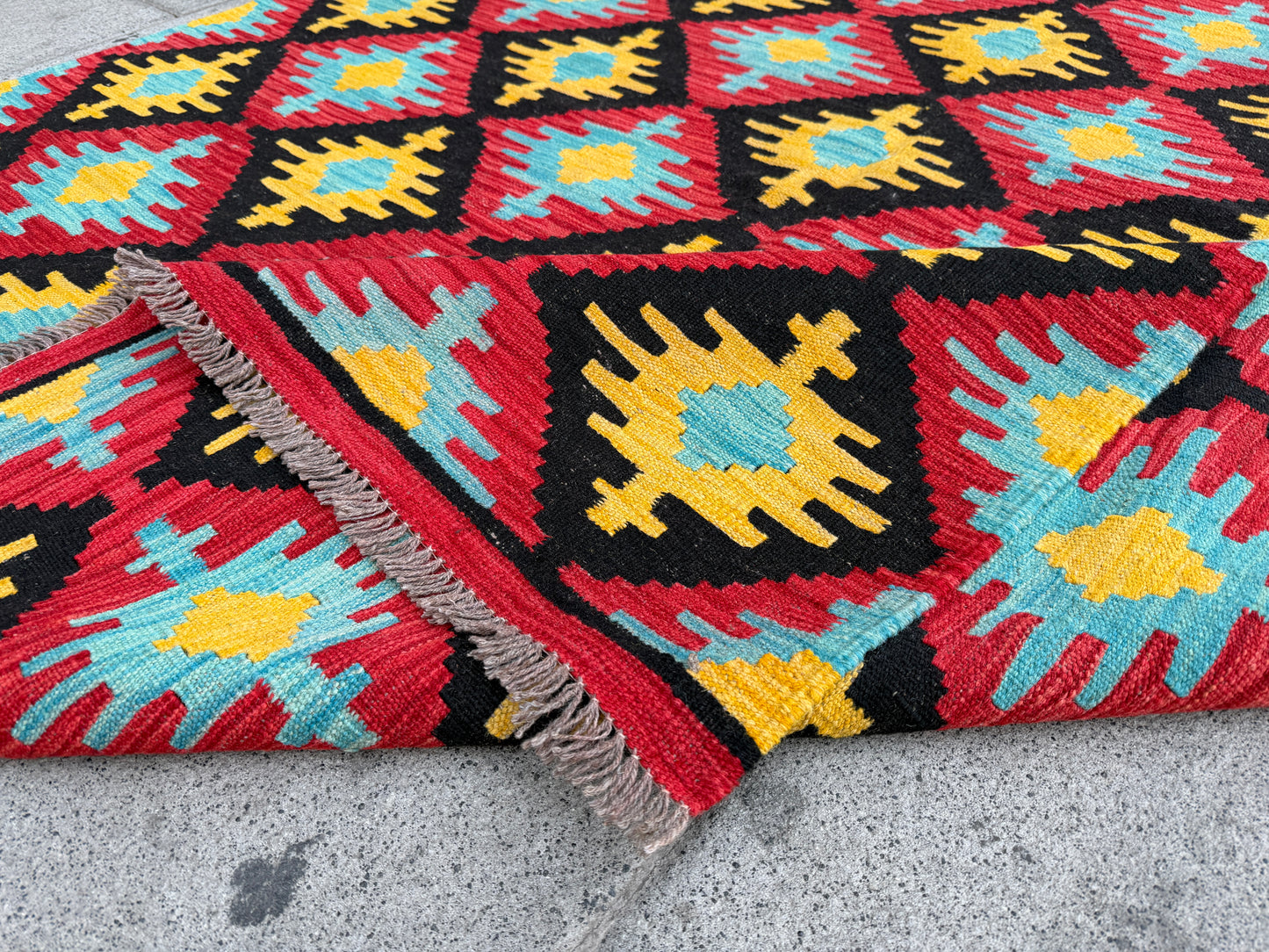 Classic Maimana Kilim 247x173cm