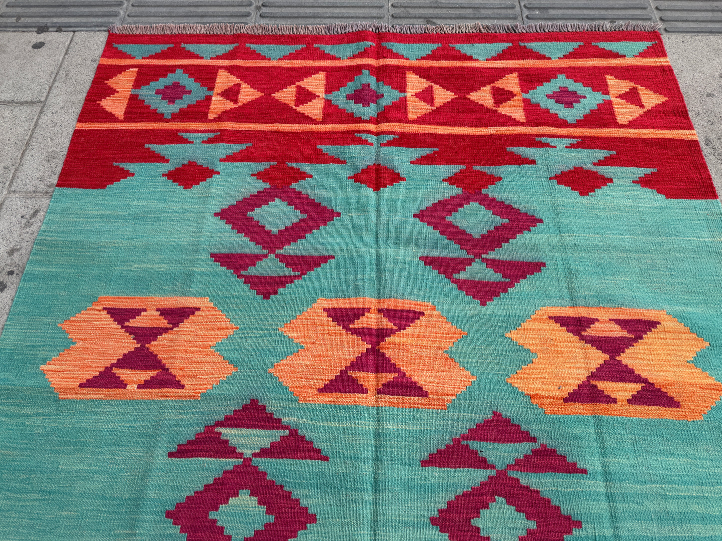 Classic Afghan Maimana Kilim 200 x 157cm