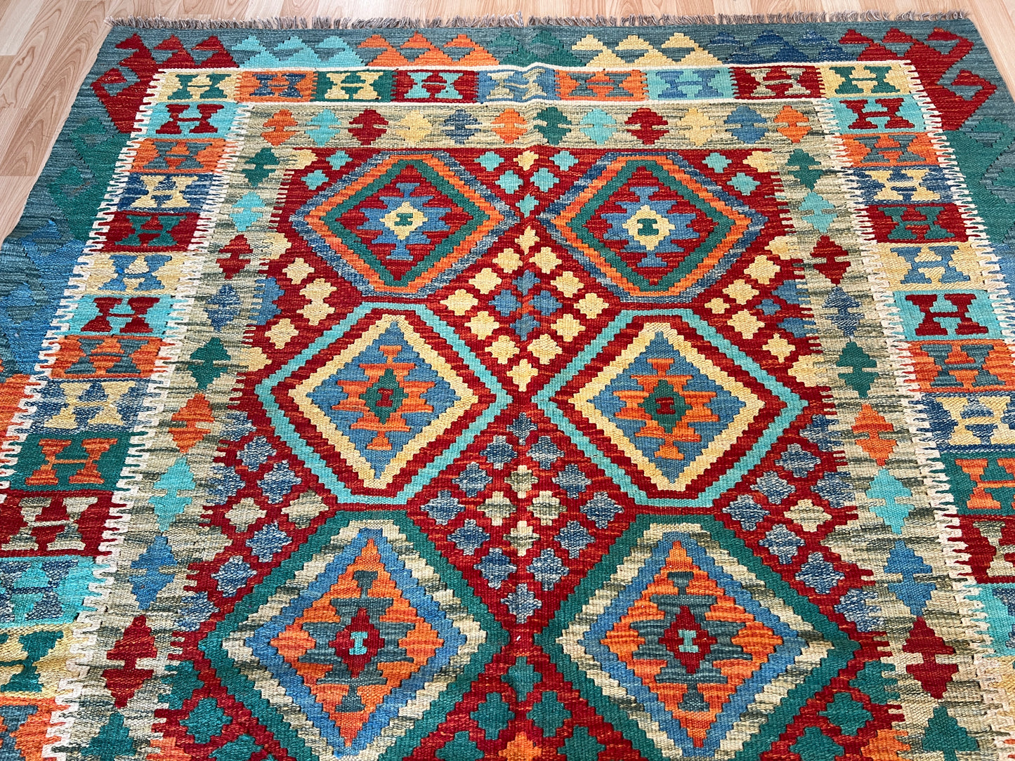 Classic Afghan Maimana Kilim