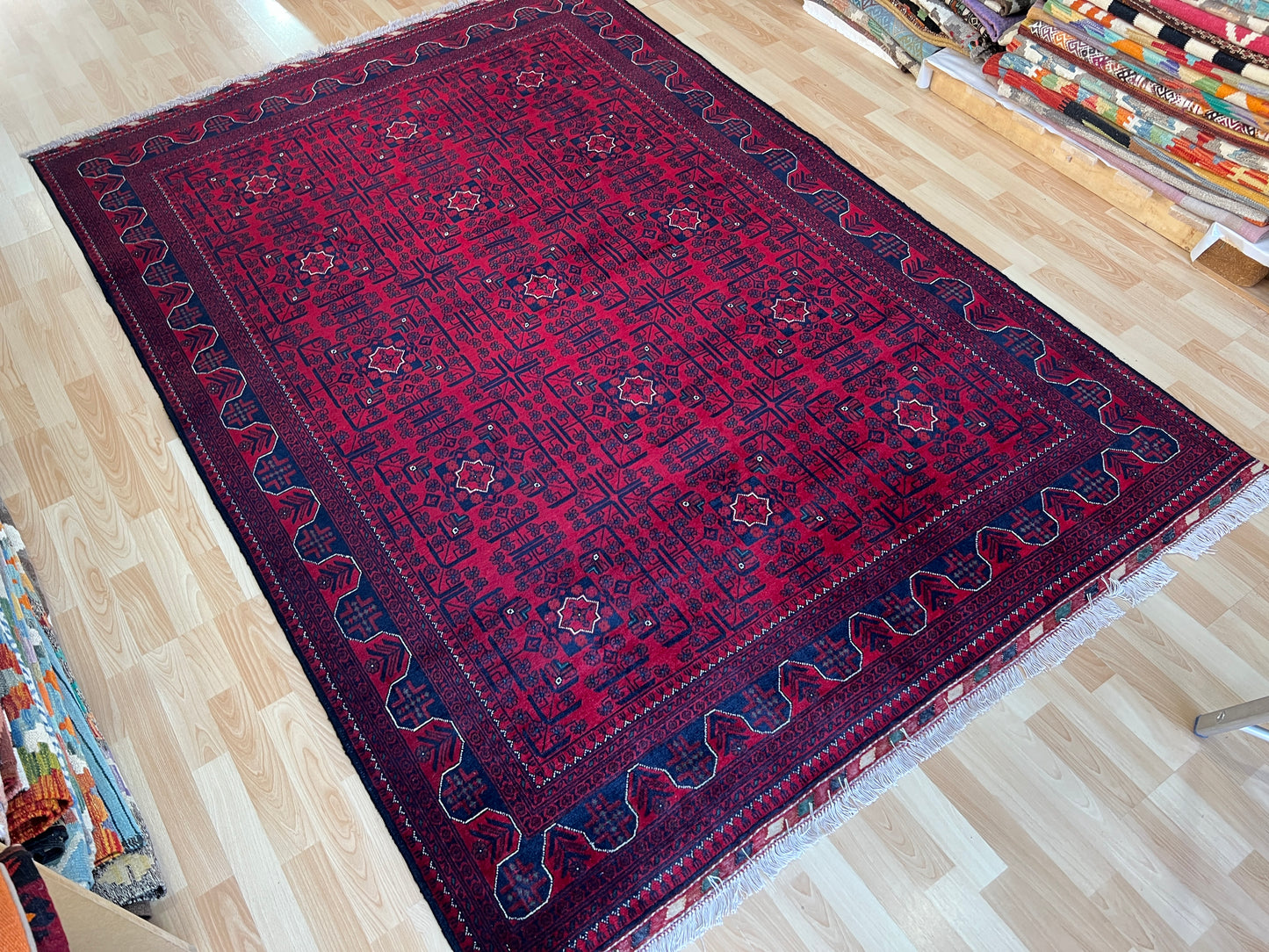 Maranoos Traditional Afghan Rug.