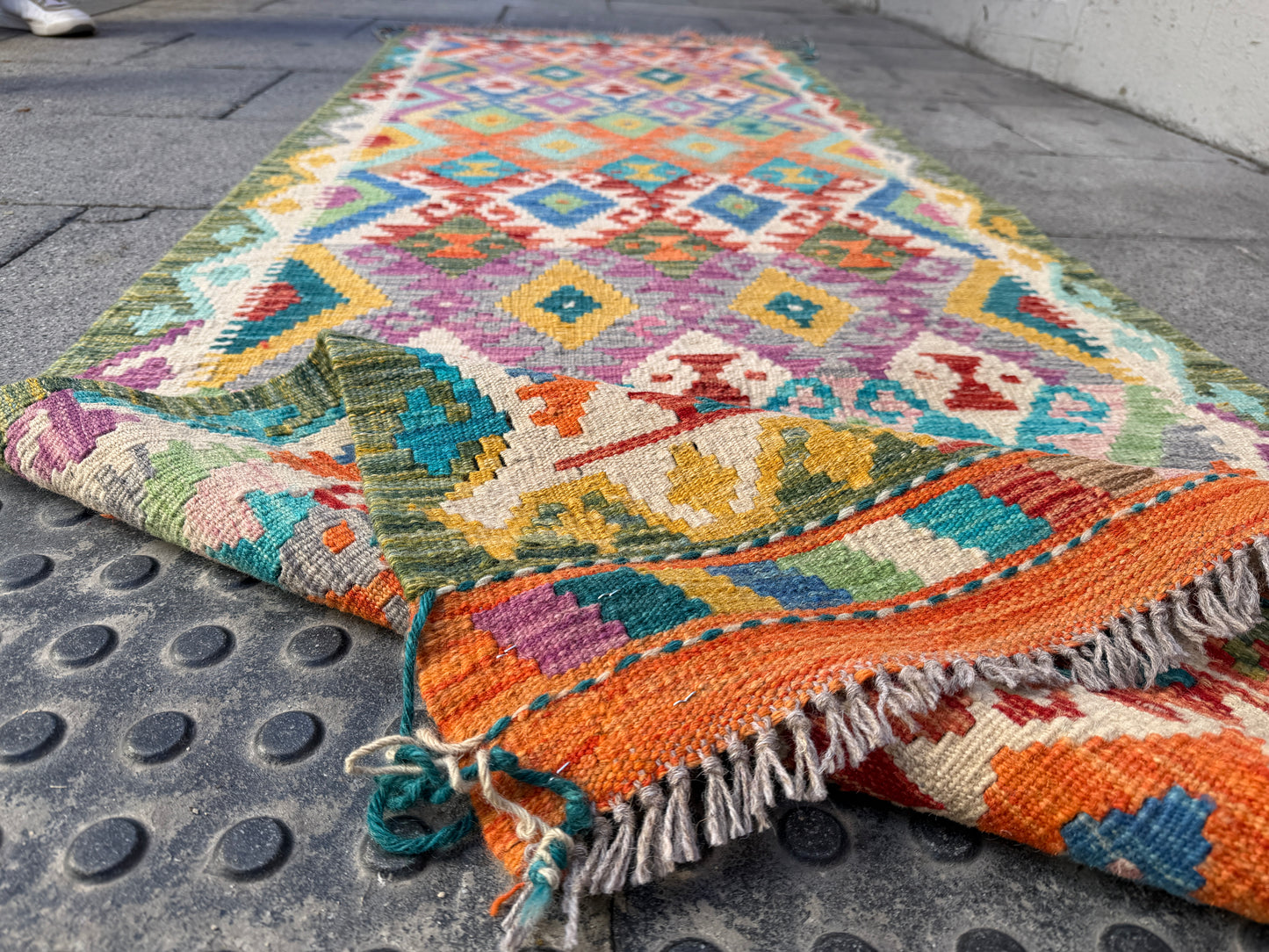 Maimana kilim Runner 252x83cm.