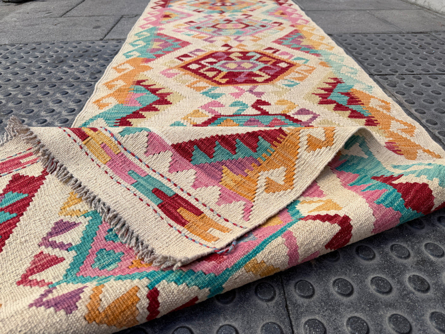 Classic kilim Runner 390 x 76cm