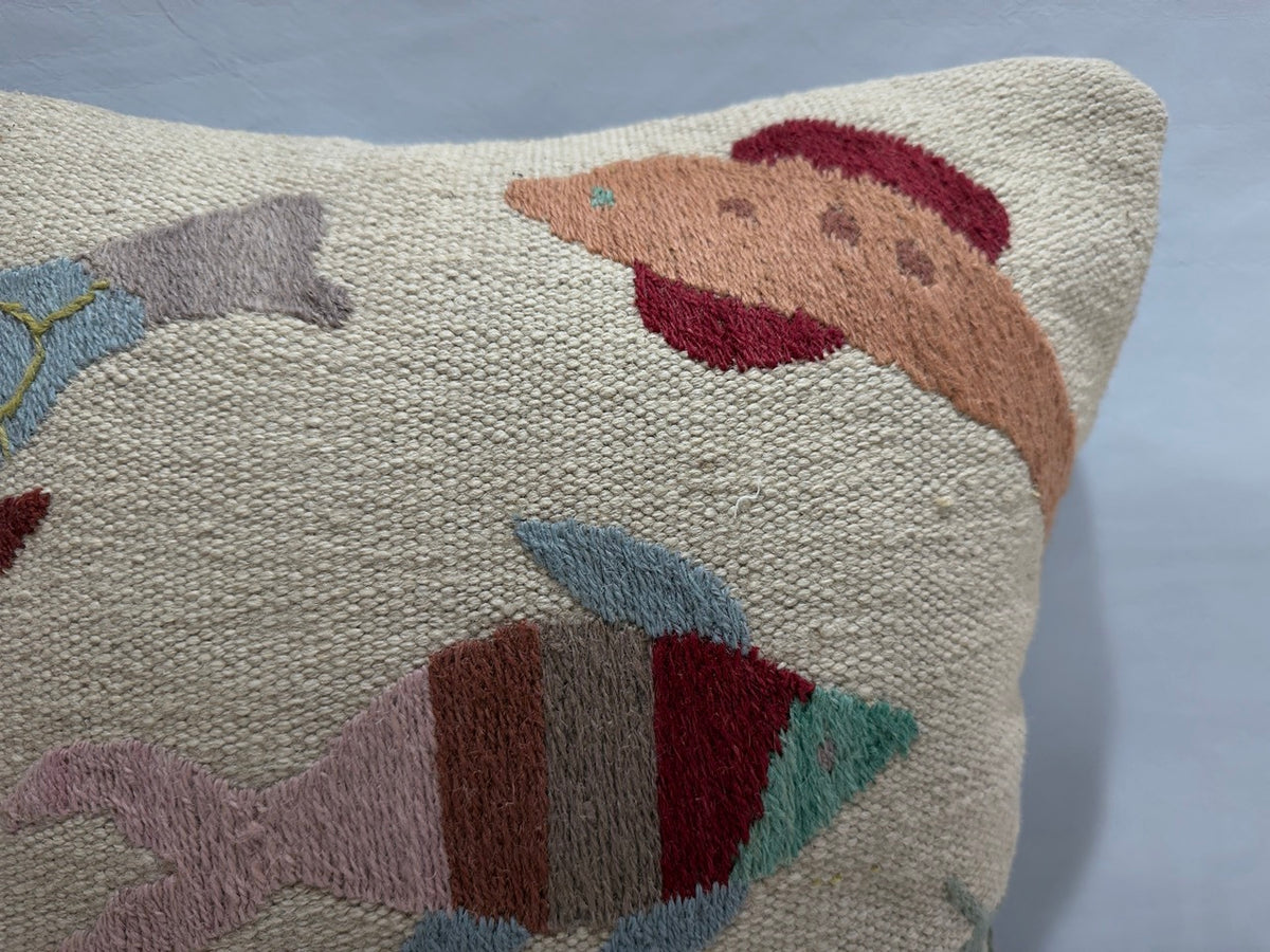 Suzani Kilim cushion cover (50x50cm)