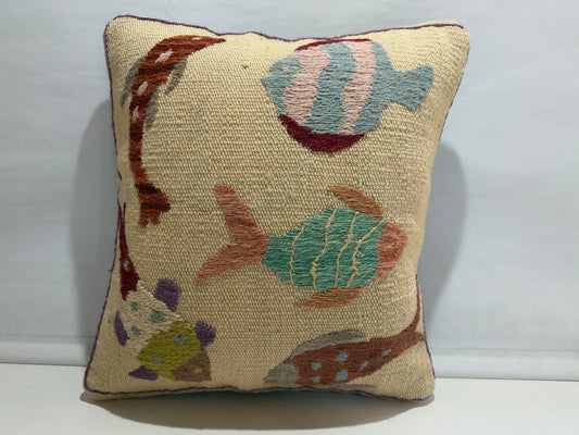 Suzani Kilim cushion cover (50x50cm)