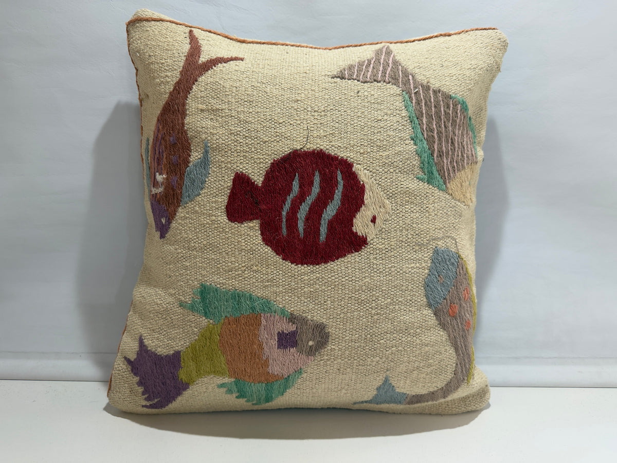 Suzani Kilim cushion cover (50x50cm)