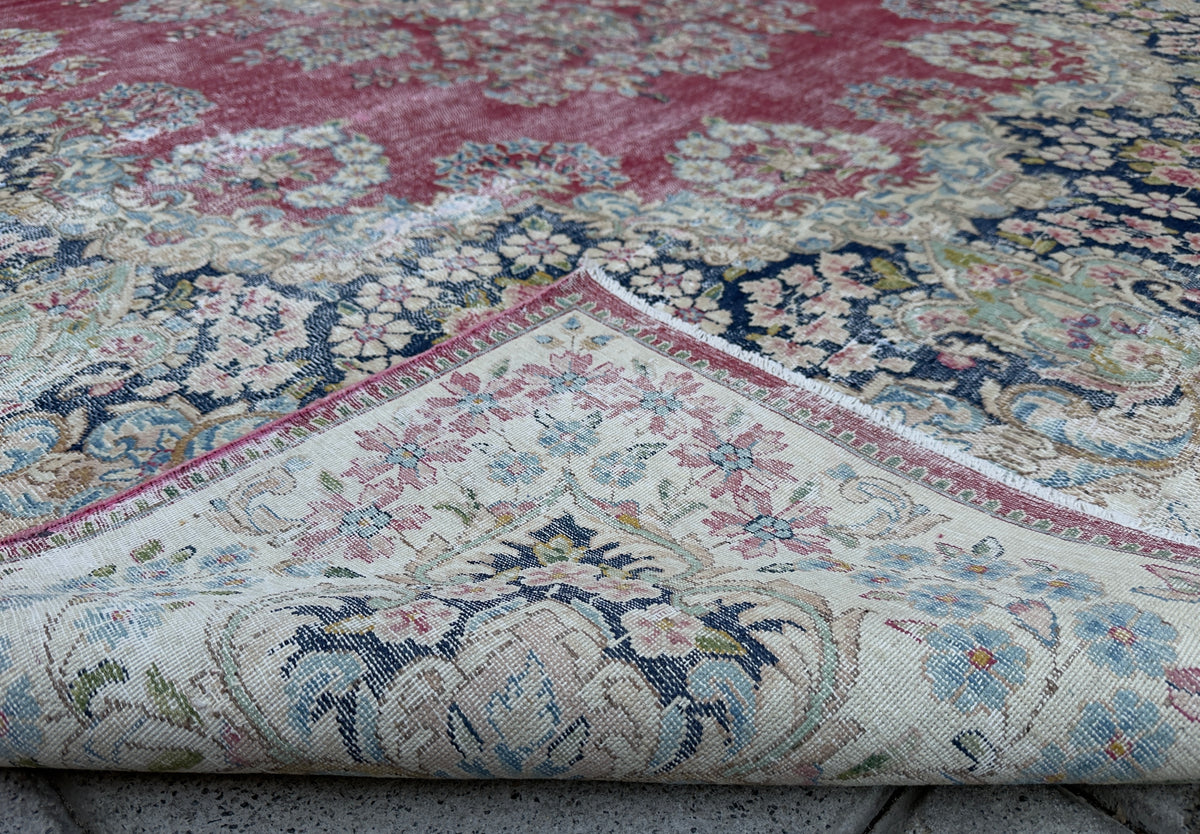 Vintage overdyed Rug (345x245cm)