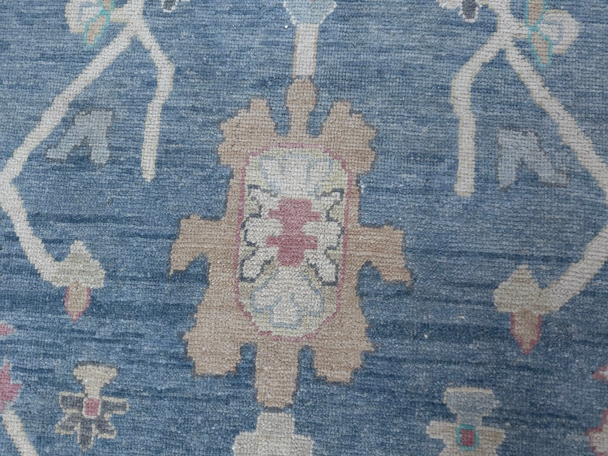 Overdyed Vintage Hand knotted Rug (425x303cm)