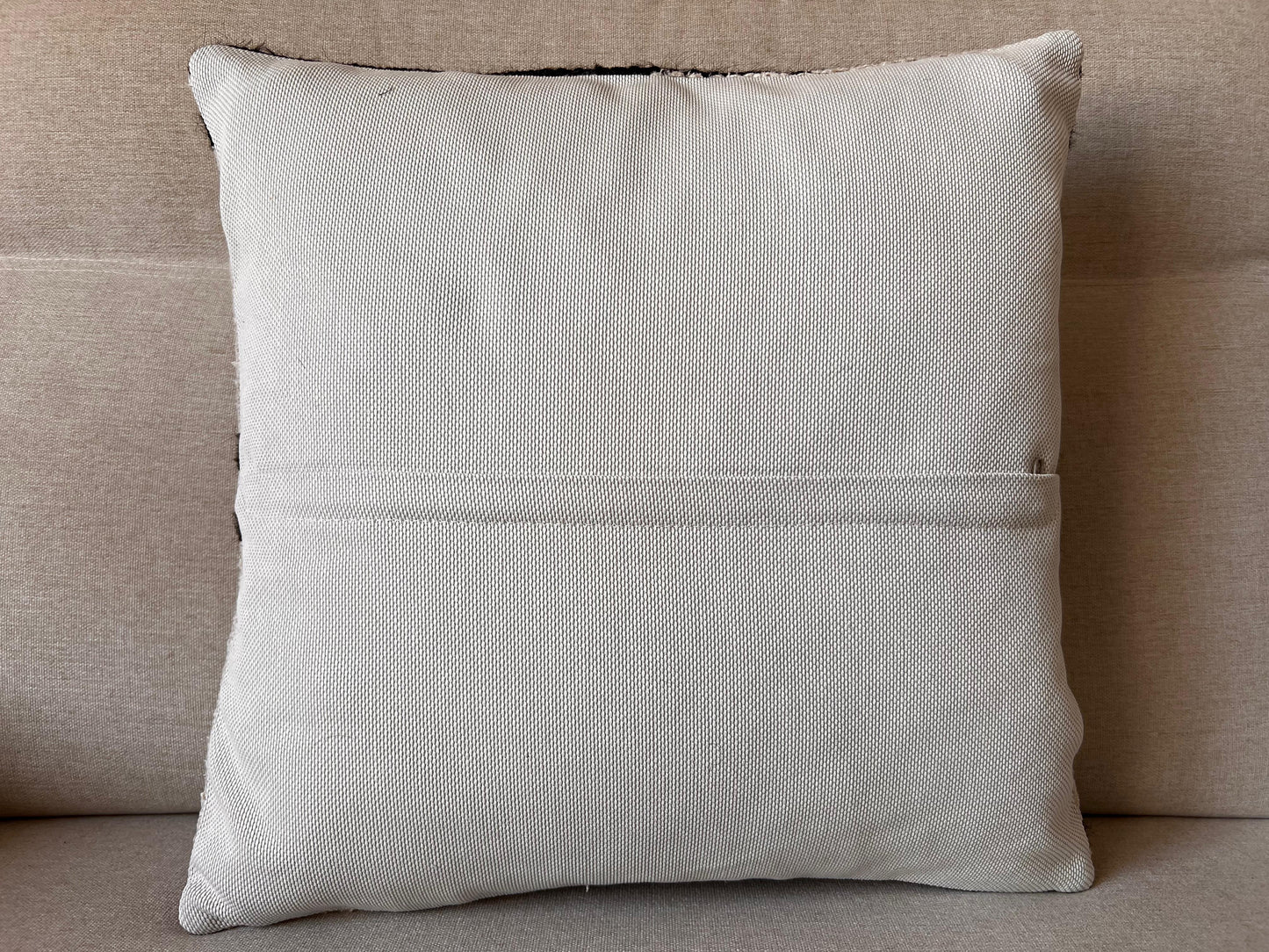 Hemp Hand woven Kilim cushion cover (50x50cm).