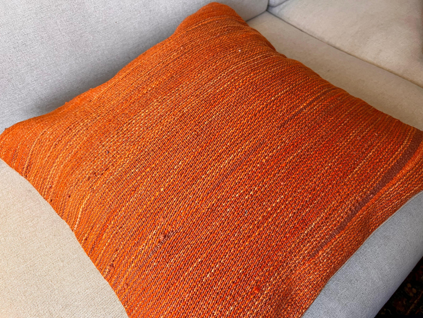 Hand woven Kilim cushion cover (50x50cm).