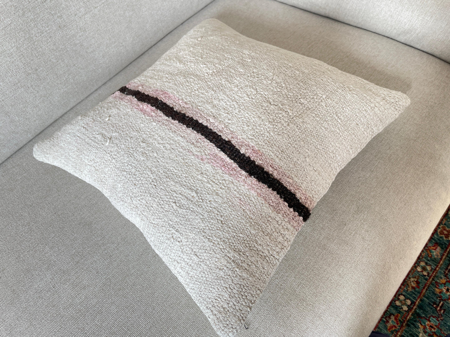 Hand woven Kilim cushion cover (40x40cm)