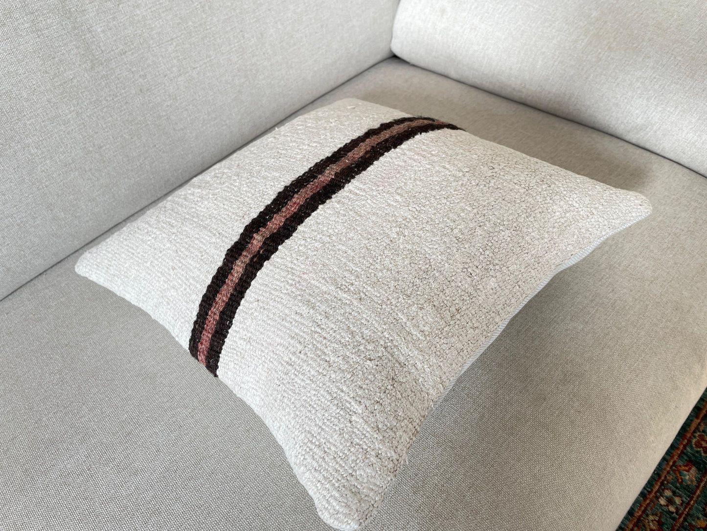 Hand woven Kilim cushion cover (40x40cm)