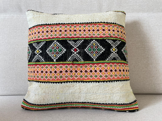 Hand woven Kilim cushion cover (40x40cm)