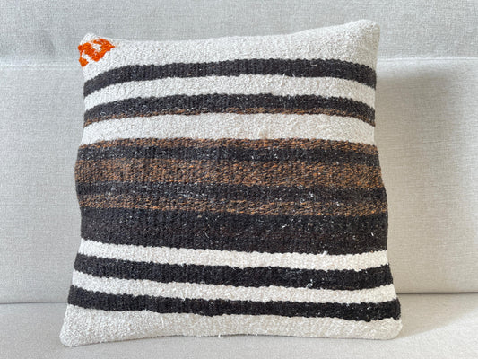 Hand woven Kilim cushion cover (40x40cm)