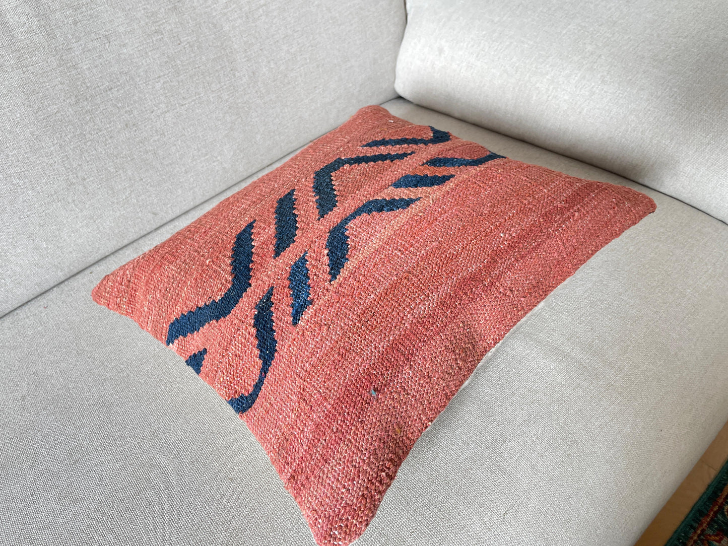 Hand woven Kilim cushion cover (40x40cm)