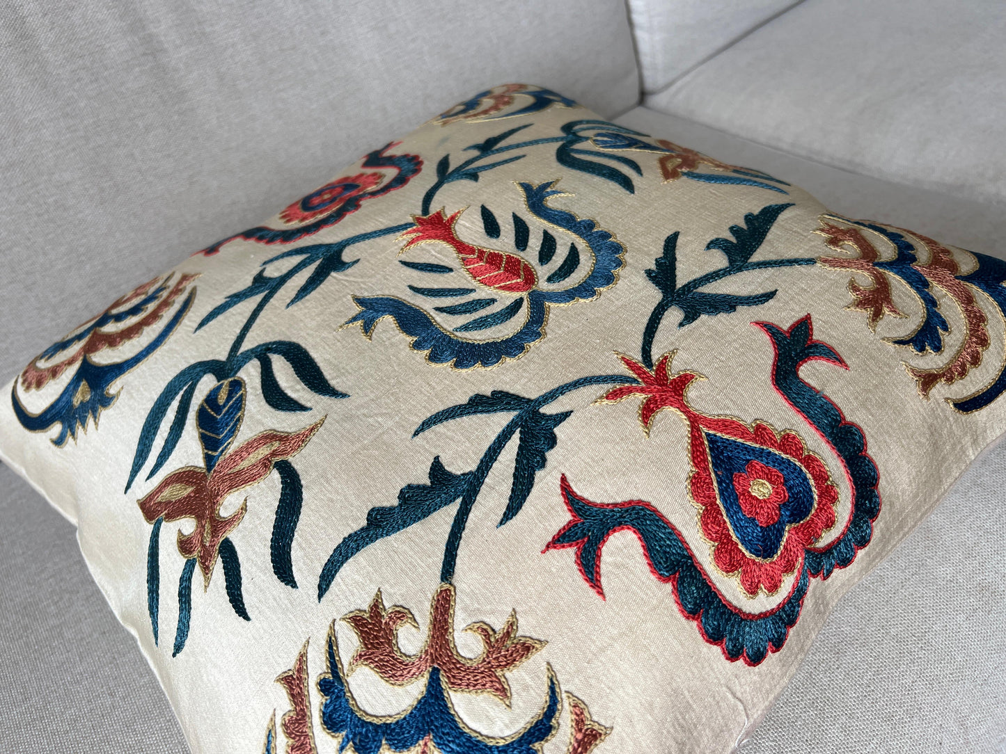 Suzani Pure Silk cushion