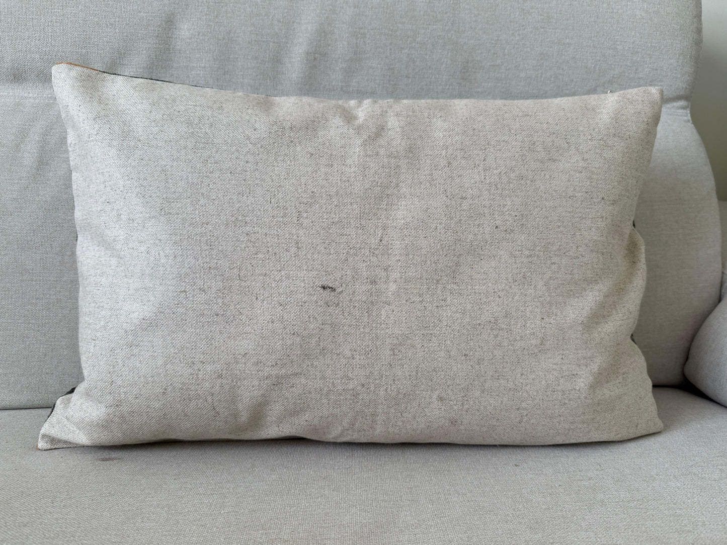 Ikat velvet cushion Hand made (40x60cm)
