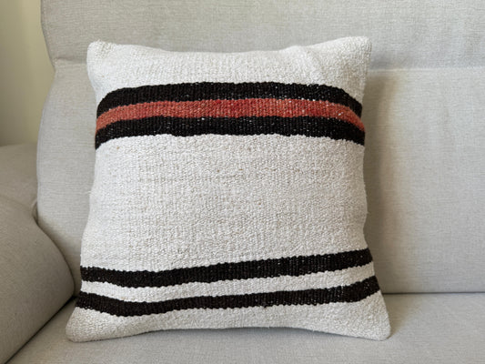 Hamp Hand woven Kilim cushion cover (40x40cm)