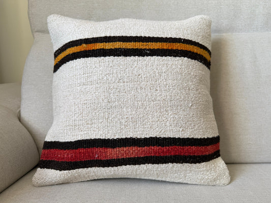 Hamp Hand woven Kilim cushion cover (40x40cm)