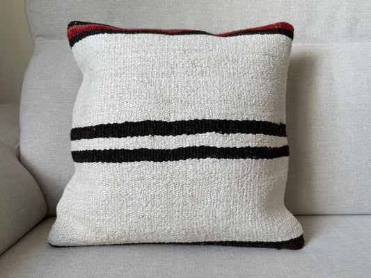 Hamp Hand woven Kilim cushion cover (40x40cm)