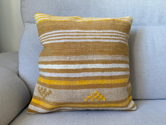 Turkish Hand woven Kilim cushion cover (40x40cm)