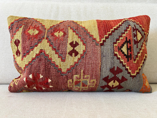 Hand woven Kilim cushion cover (50x30cm)