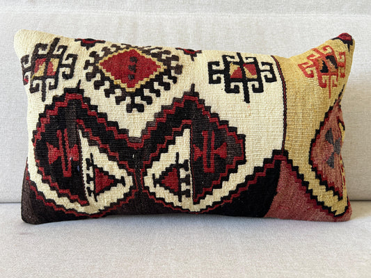Hand woven Kilim cushion cover (50x30cm)