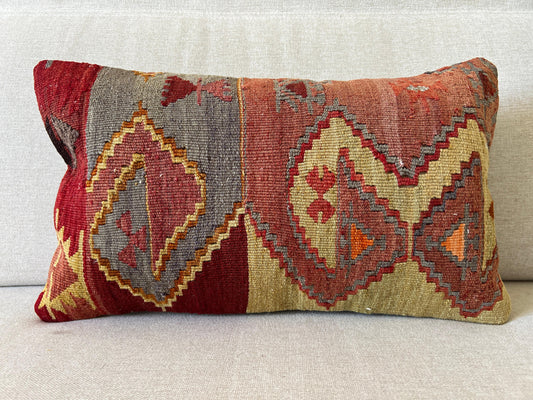 Hand woven Kilim cushion cover (50x30cm)
