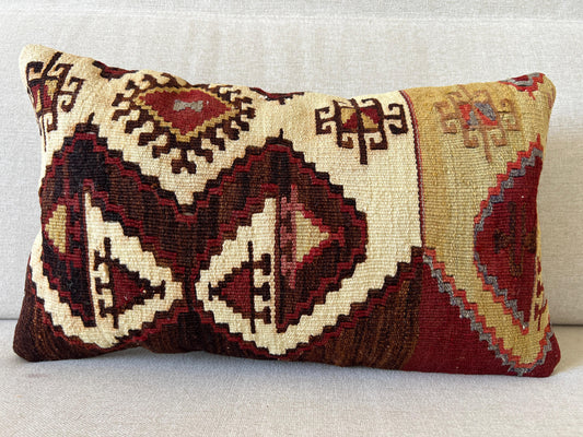 Hand woven Kilim cushion cover (50x30cm)