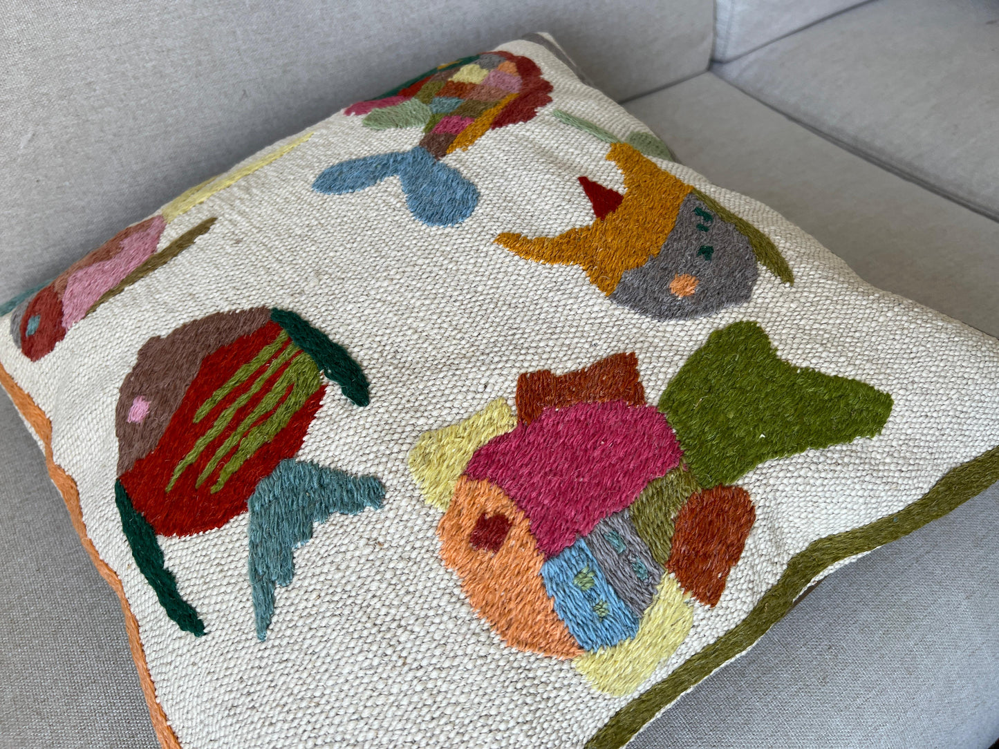 Suzani Kilim cushion cover (50x50cm)
