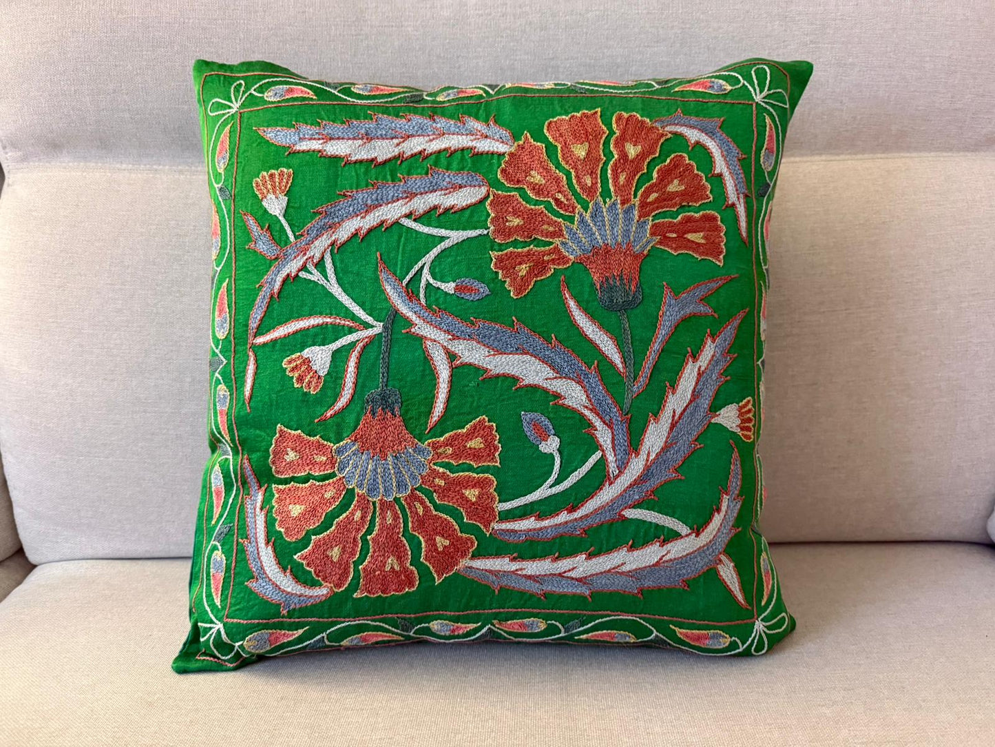 Suzani Pure Silk cushion