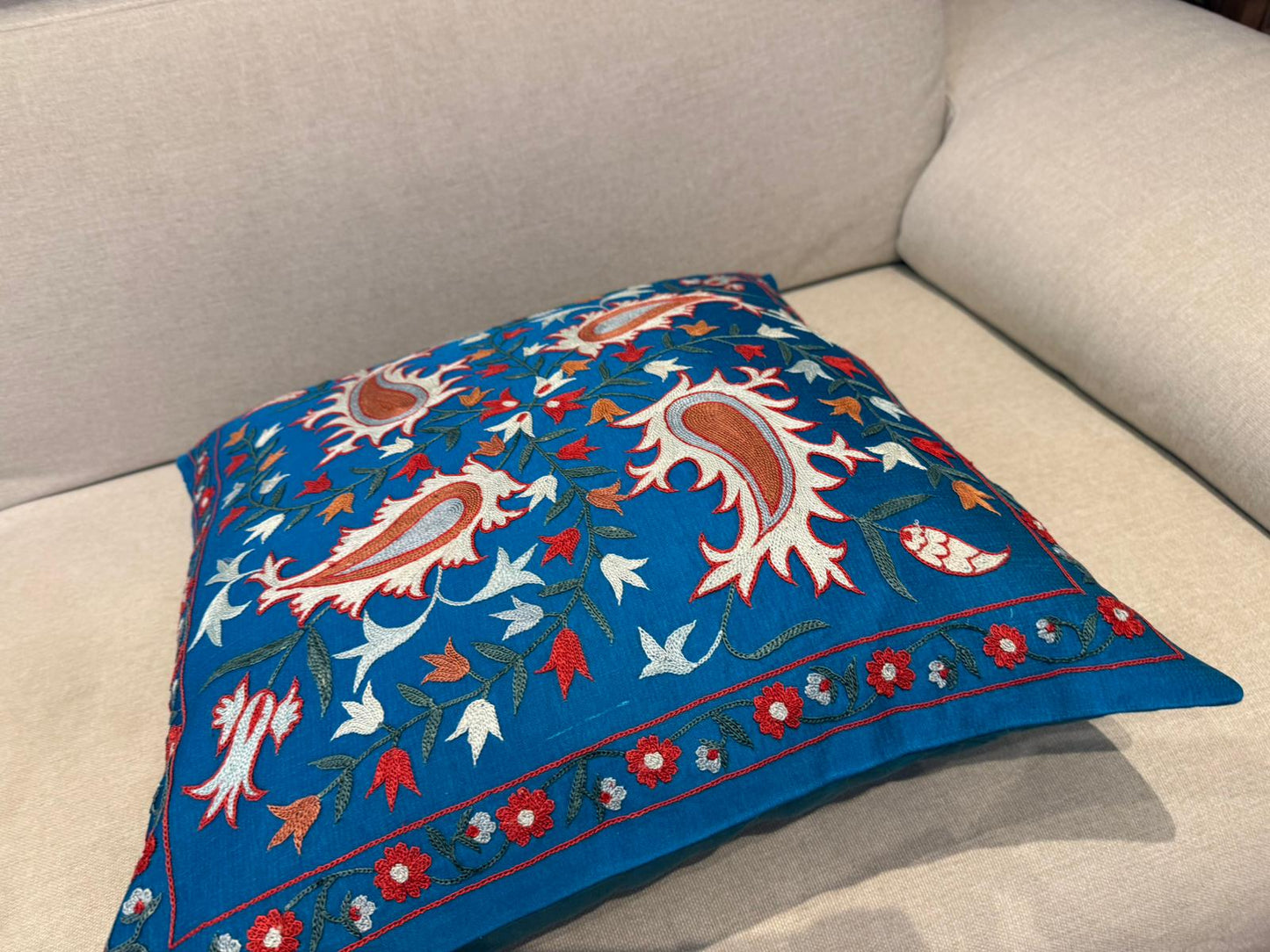 Suzani Pure Silk cushion