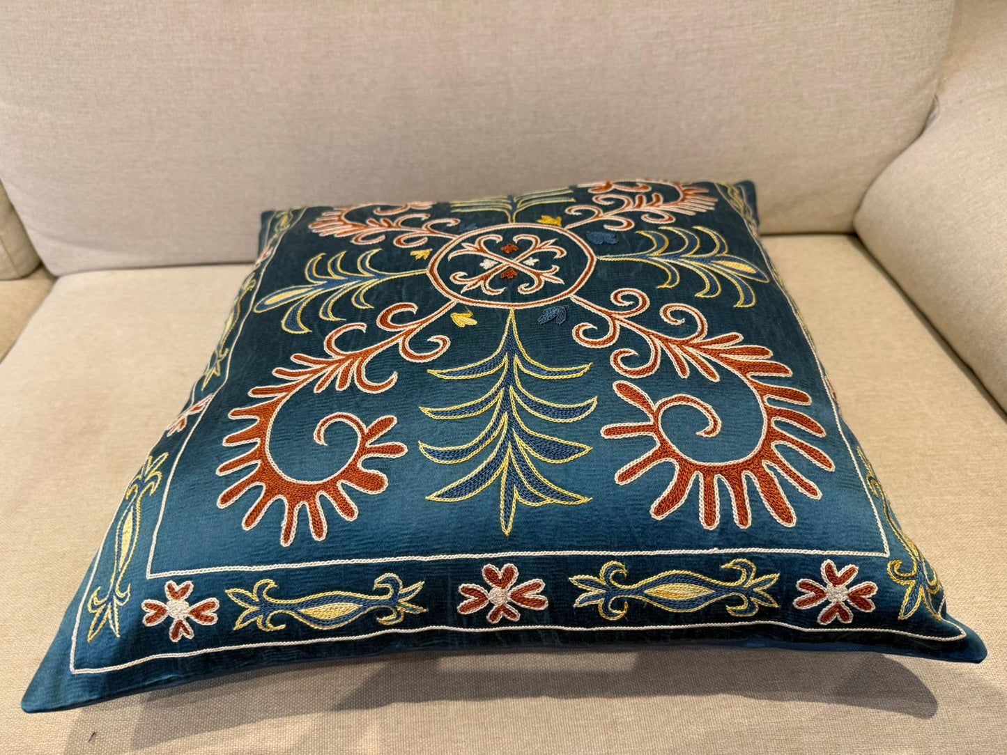 Suzani Pure Silk cushion