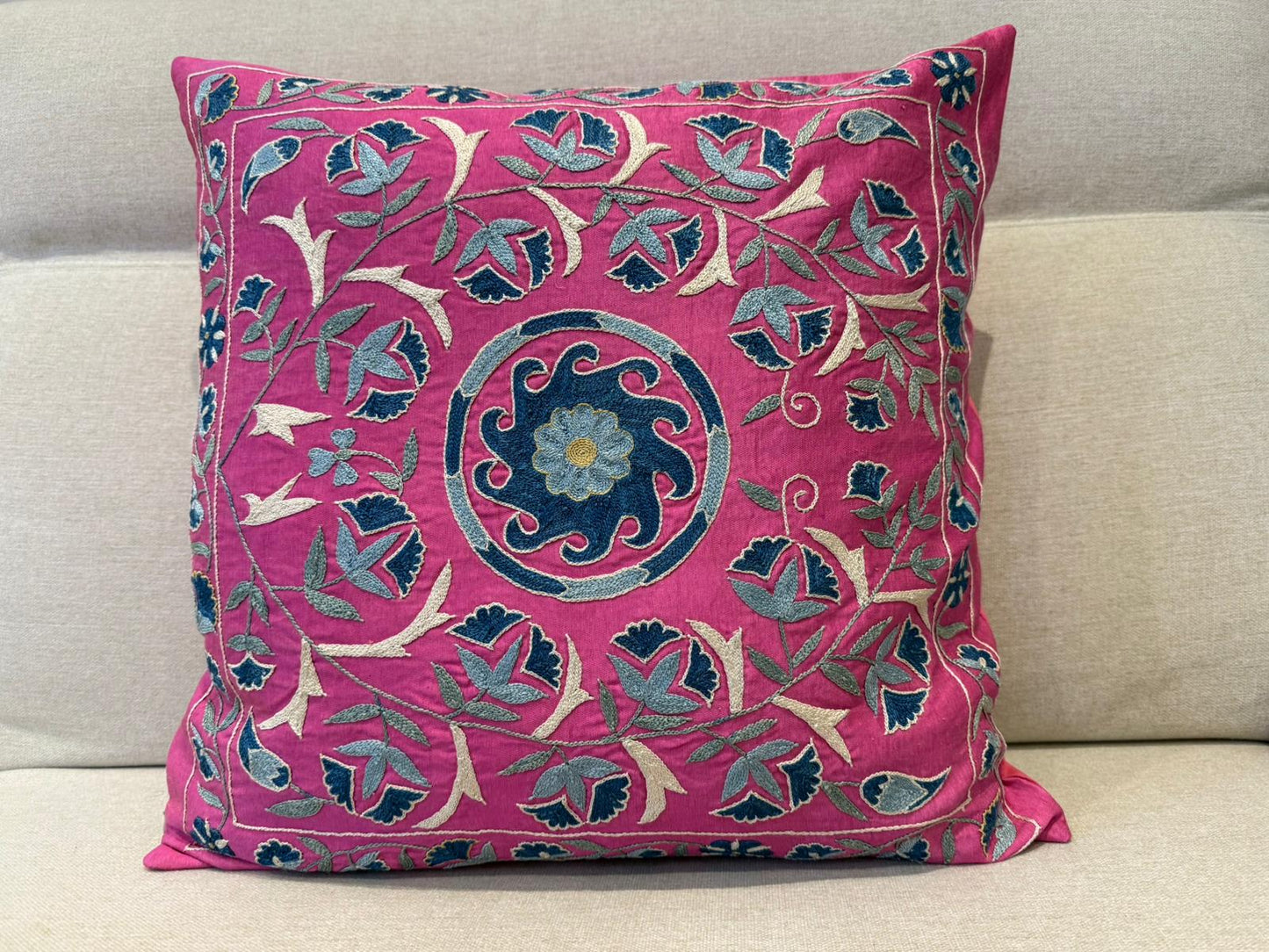 Suzani Pure Silk cushion