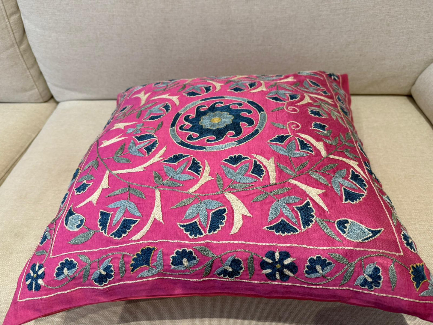 Suzani Pure Silk cushion