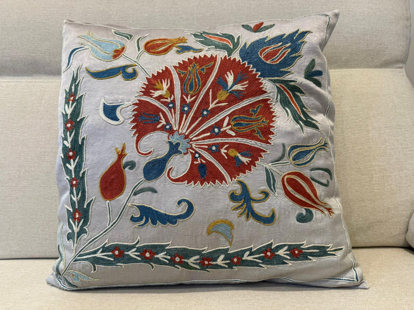 Suzani Pure Silk cushion