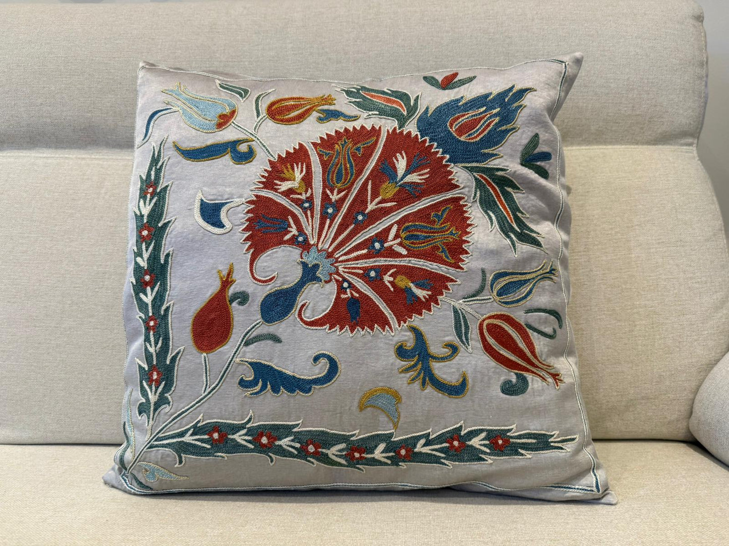 Suzani Pure Silk cushion