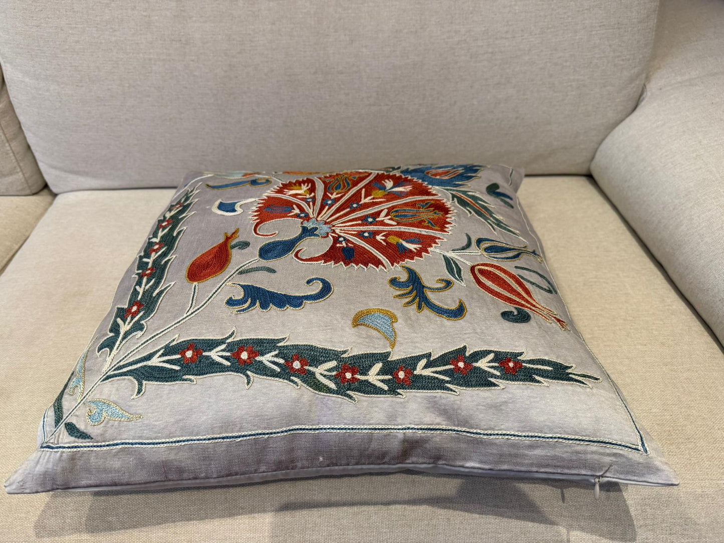 Suzani Pure Silk cushion