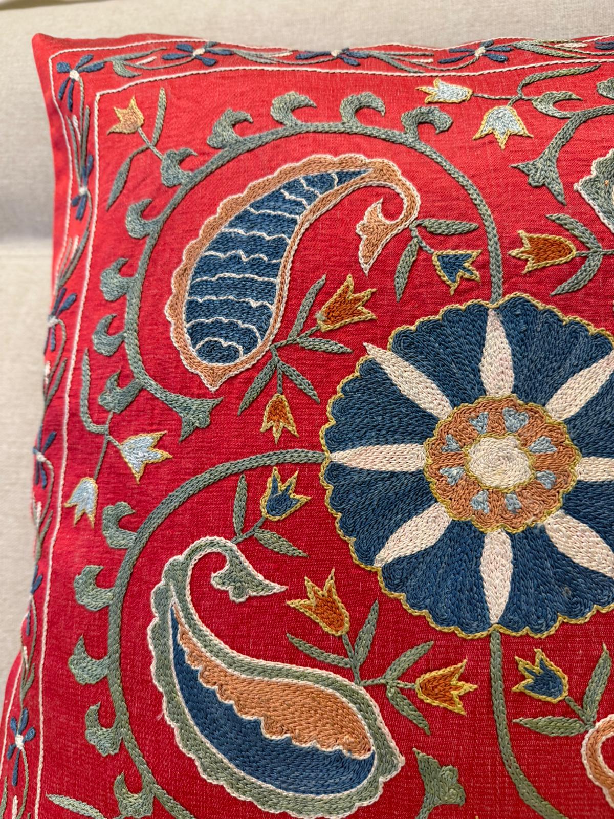 Suzani Pure Silk cushion