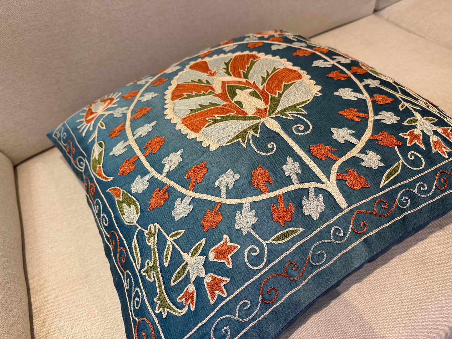 Suzani Pure Silk cushion