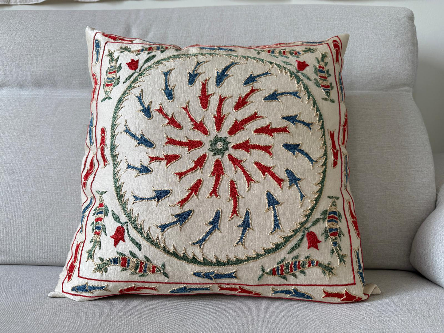 Suzani Pure Silk cushion