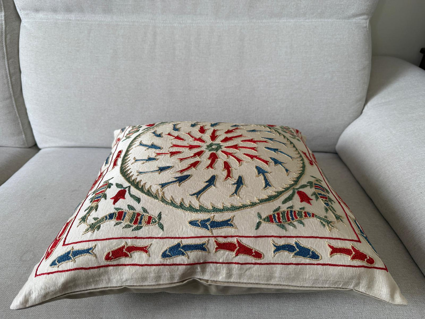 Suzani Pure Silk cushion
