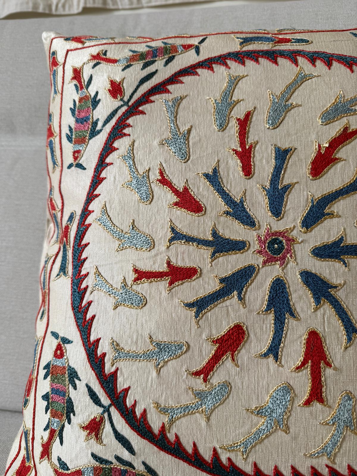 Suzani Pure Silk cushion