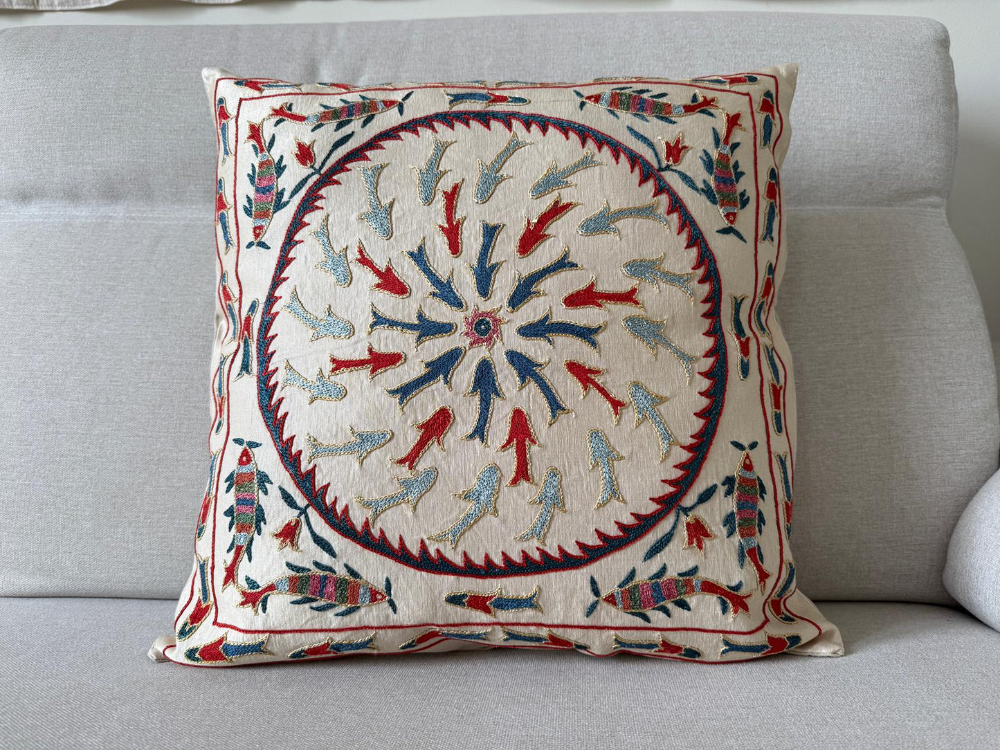 Suzani Pure Silk cushion