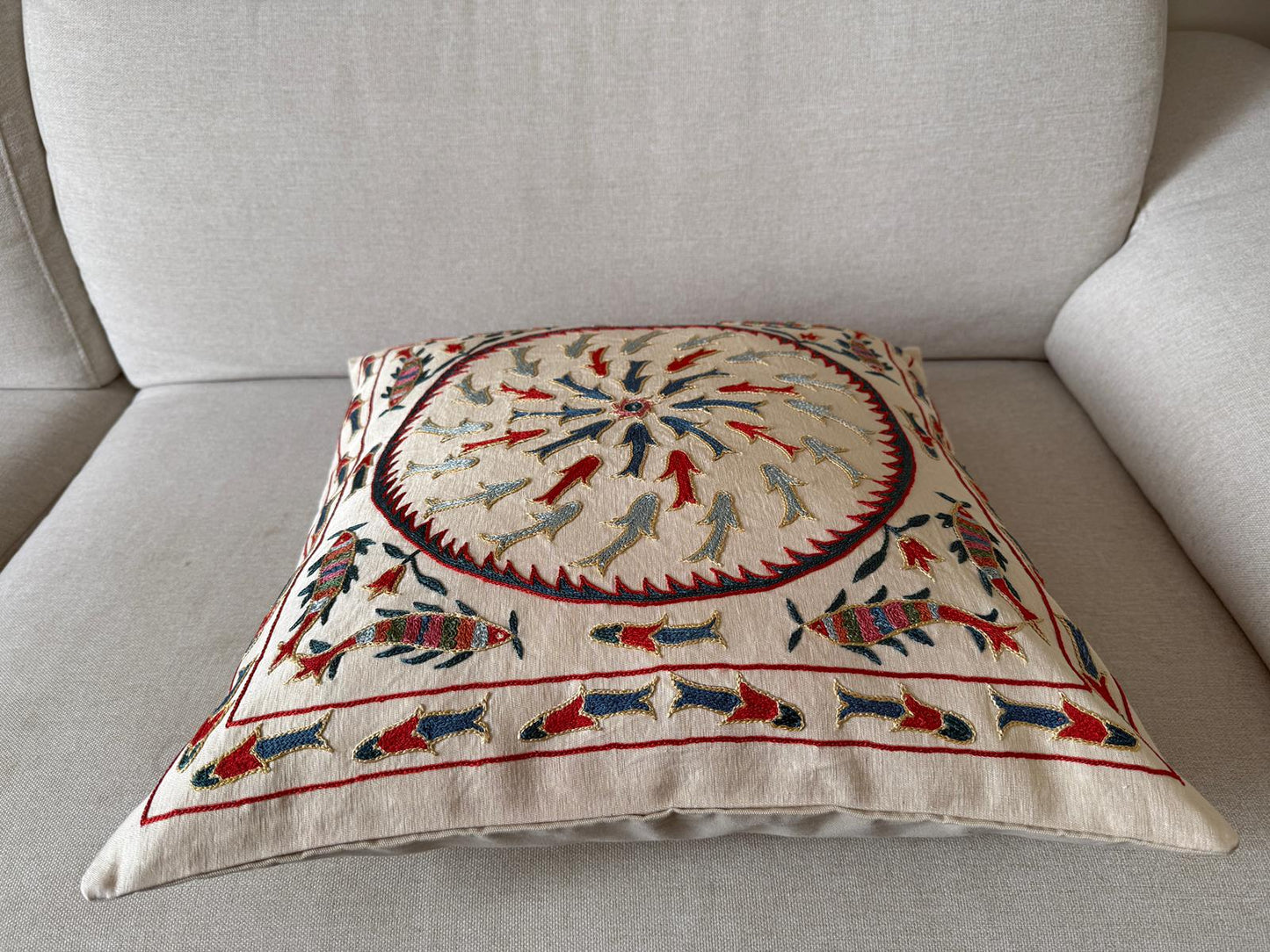 Suzani Pure Silk cushion