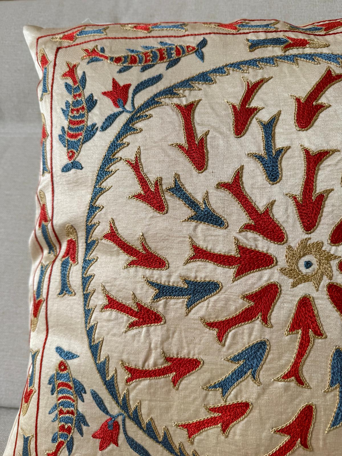 Suzani Pure Silk cushion