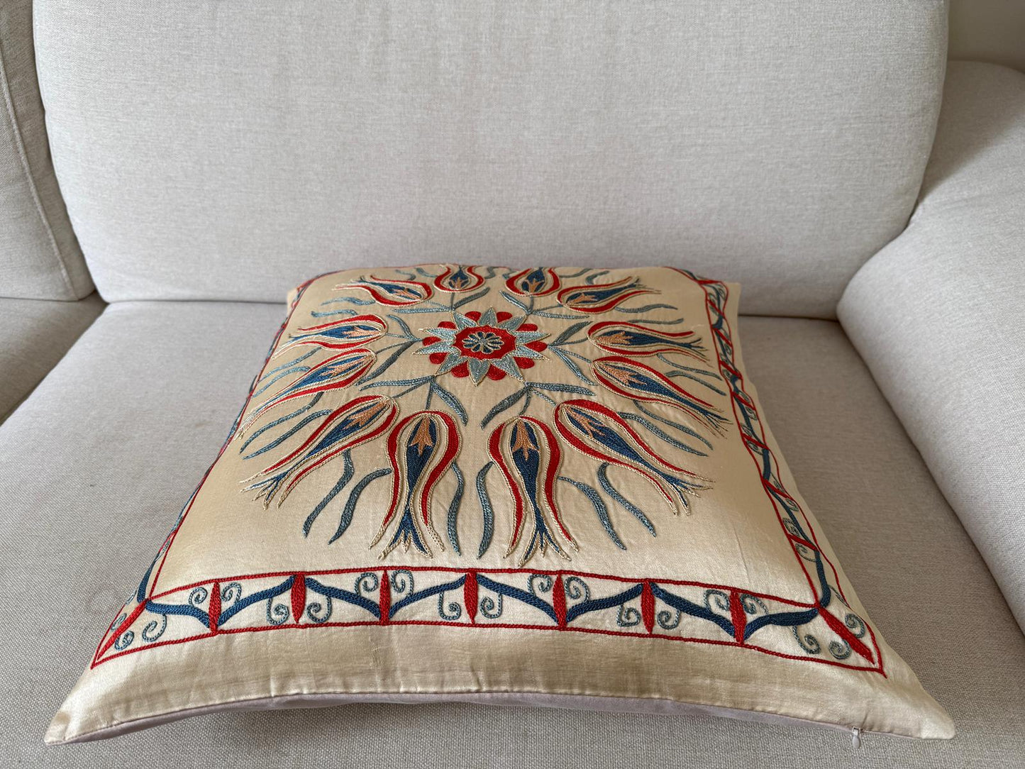 Suzani Pure Silk cushion