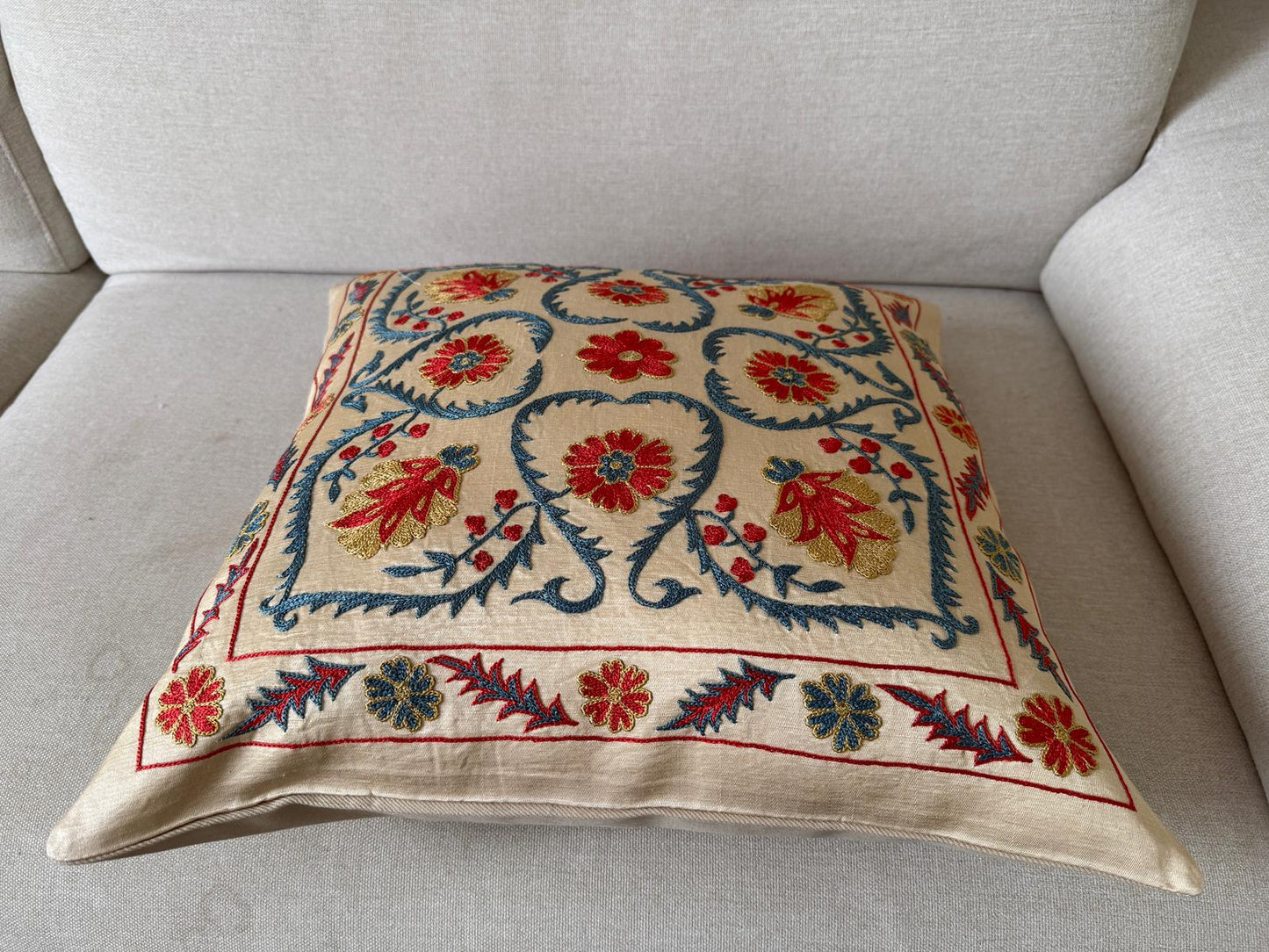 Suzani Pure Silk cushion