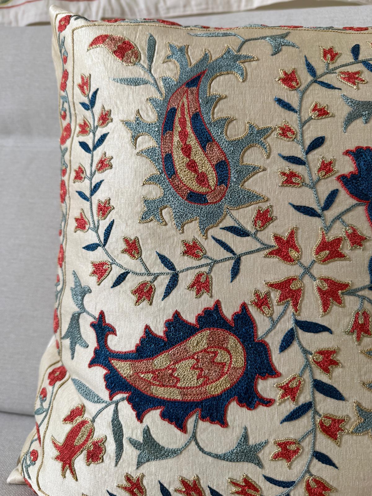 Suzani Pure Silk cushion