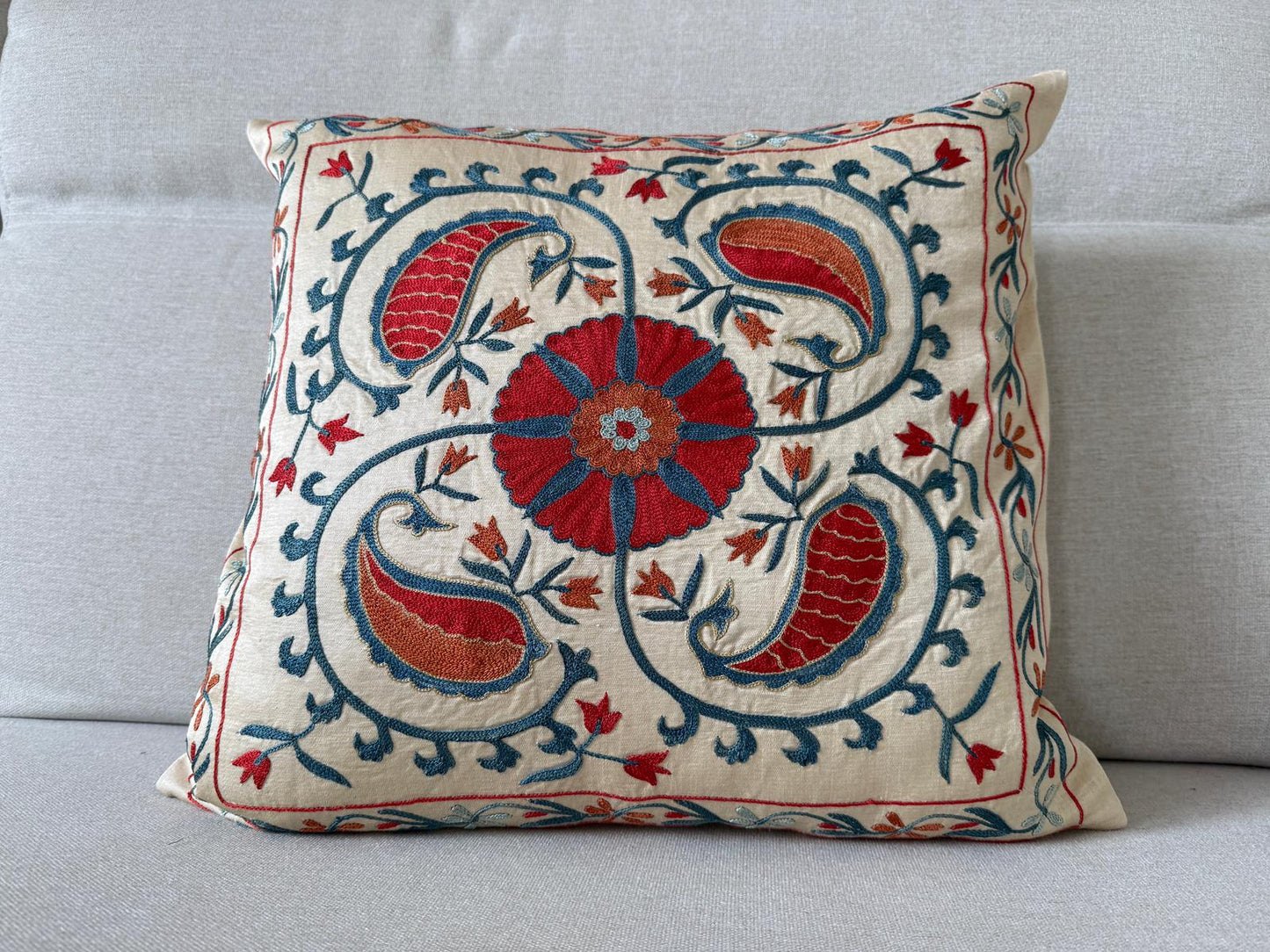 Suzani Pure Silk cushion