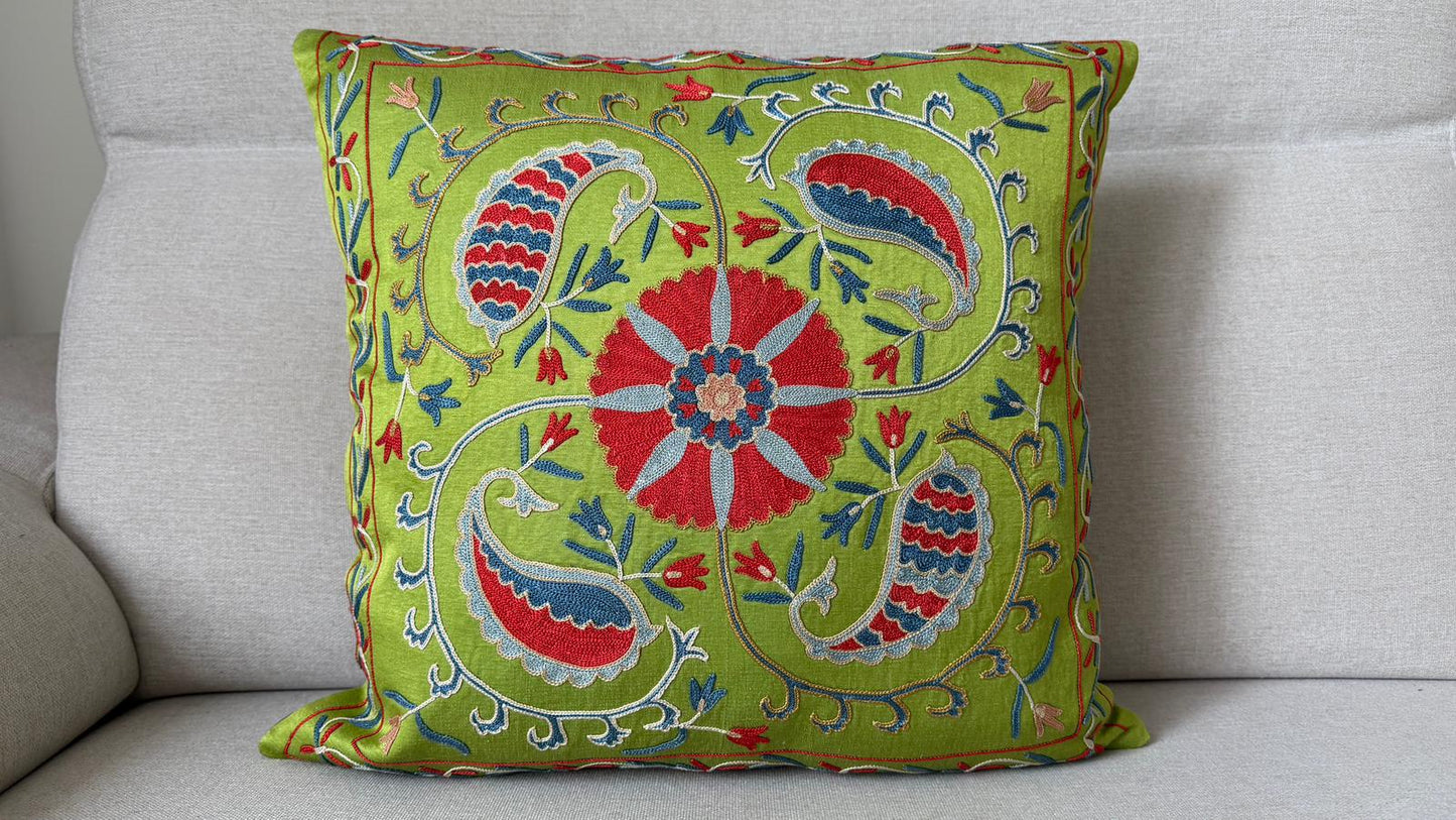 Suzani Pure Silk cushion